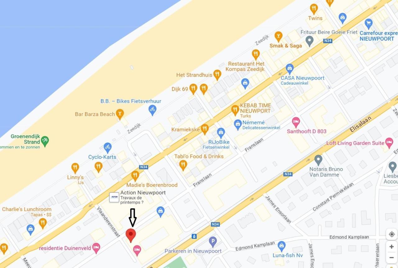 Groot Terras I Luxe Verblijf I Tot 4 Personen I 50M Van De Dijk I Nieuwpoort-Bad Екстер'єр фото